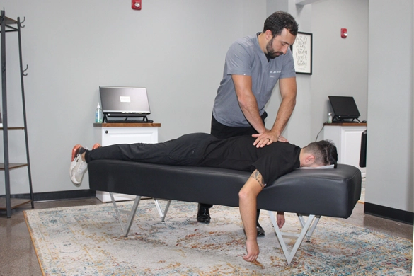 Chiropractor Lombard IL Jim Sronkoski Back Adjustment